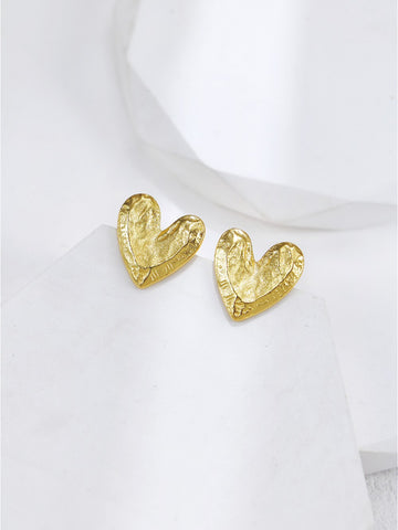 Gold Love Earrings