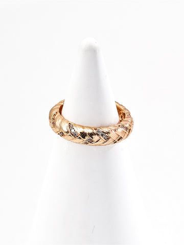 Woven Zircon Ring