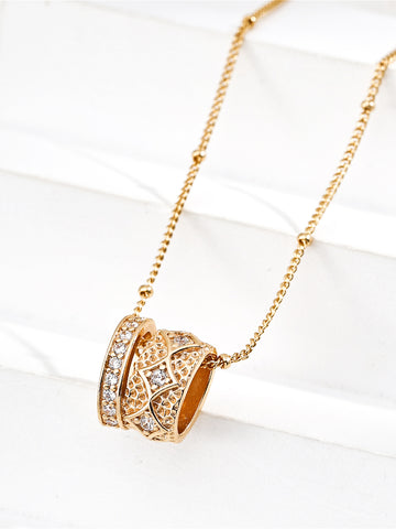 Zircon Pendant Necklace