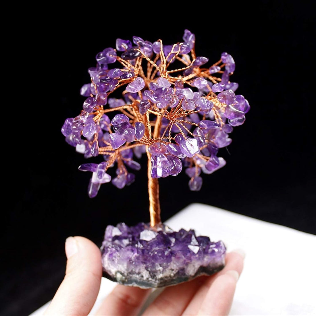 Feng Shui  Crystal  Amethyst Gem Tree